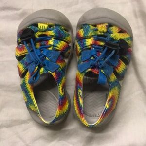 Kids Keen Water Shoes Sandals Tie Dye